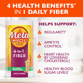 Metamucil Poudre de Psyllium 762g avec cuillère
