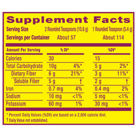 Metamucil Poudre de Psyllium 762g avec verre d'eau
