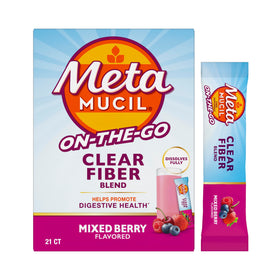 Metamucil stick pack de poudre de fibre saveur baies mélangées