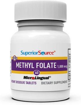 Methyl Folate 1 000 mcg, comprimés prêts à l'emploi