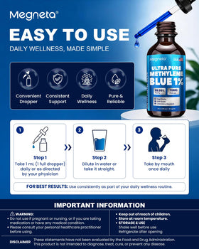 Methylene Blue 1% MEGNETA, ambiance de vie saine