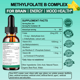 Methylfolate 15 mg AMENQ hHEALTH dans une main