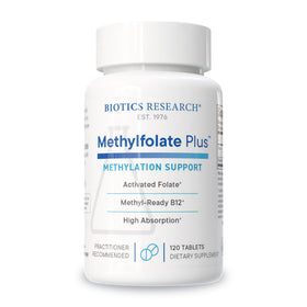 Methylfolate Plus™ Complément Alimentaire B9 120T de BIOTICS RESEARCH avant