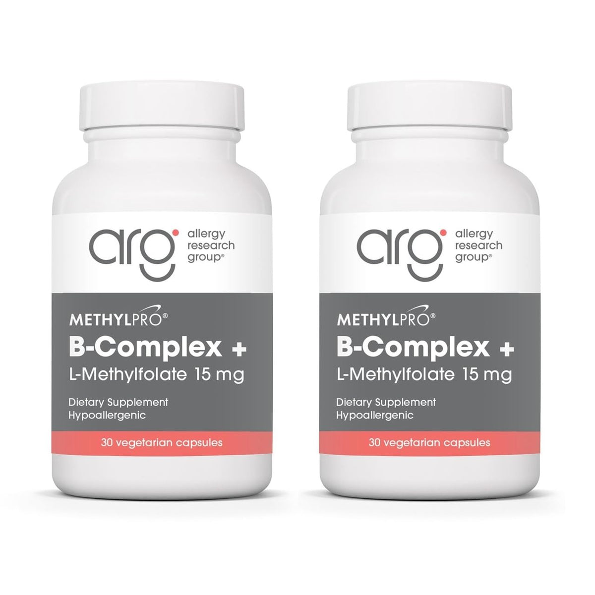 MethylPro B-Complex 15 mg capsules vue de face