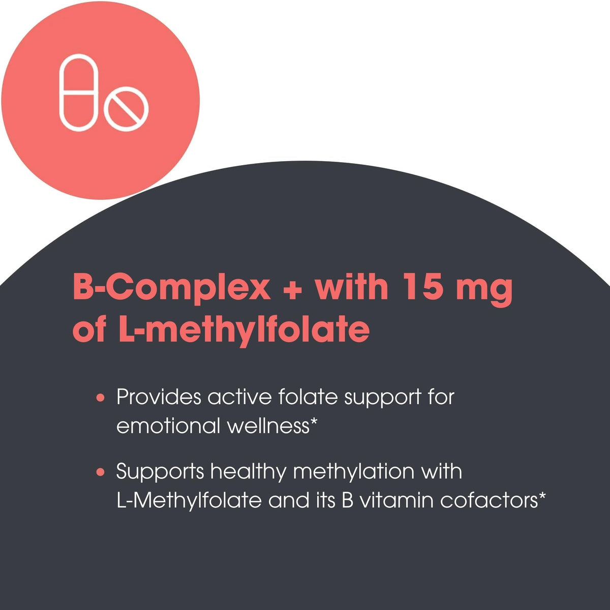 MethylPro B-Complex 15 mg détails des ingrédients