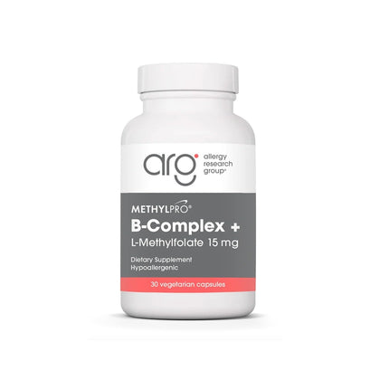 MethylPro B Complex 30 gélules vue avant avec emballage
