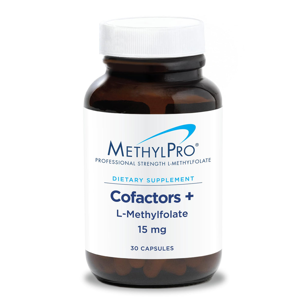 MethylPro Cofactors 15 mg L-Methylfolate 30 capsules front view