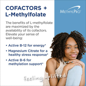 MethylPro Cofactors 15 mg L-Methylfolate 30 capsules side view