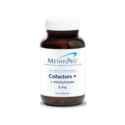 MethylPro Cofactors L-Methylfolate 5 mg 30 capsules vue de face
