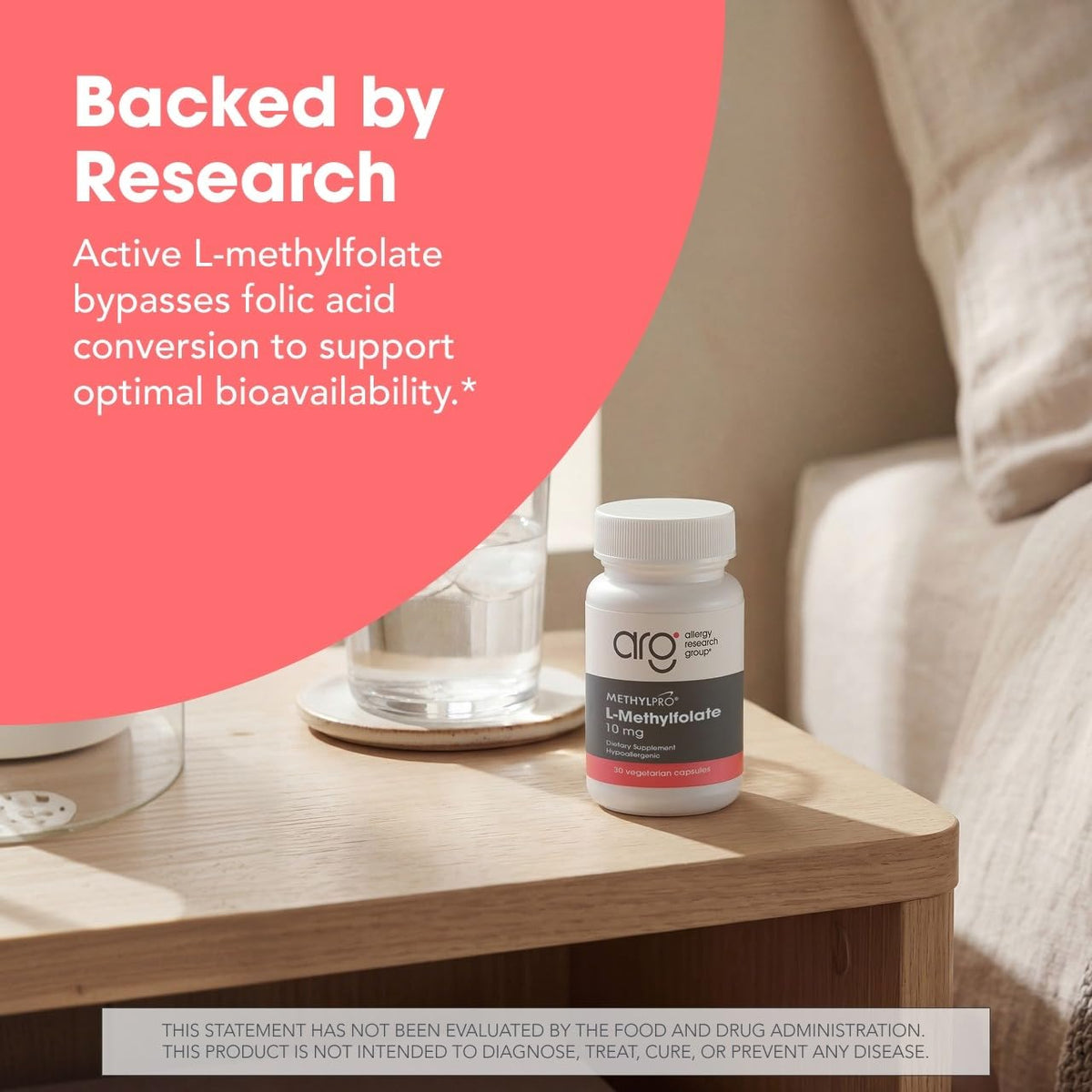 MethylPro L-Méthylfolate 10 mg en boîte