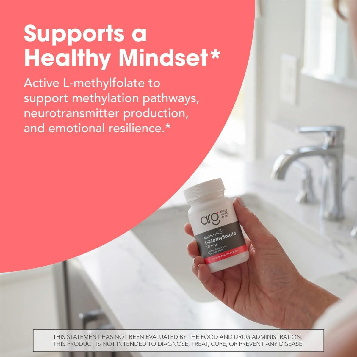 MethylPro L-Méthylfolate 10 mg vue de côté