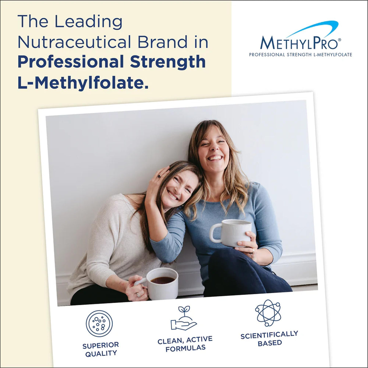 MethylPro L-Méthylfolate 2,5 mg avec d'autres compléments alimentaires