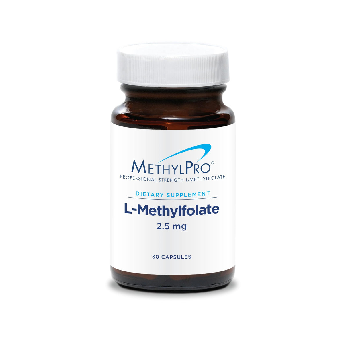 MethylPro L-Méthylfolate 2,5 mg capsules vues de face