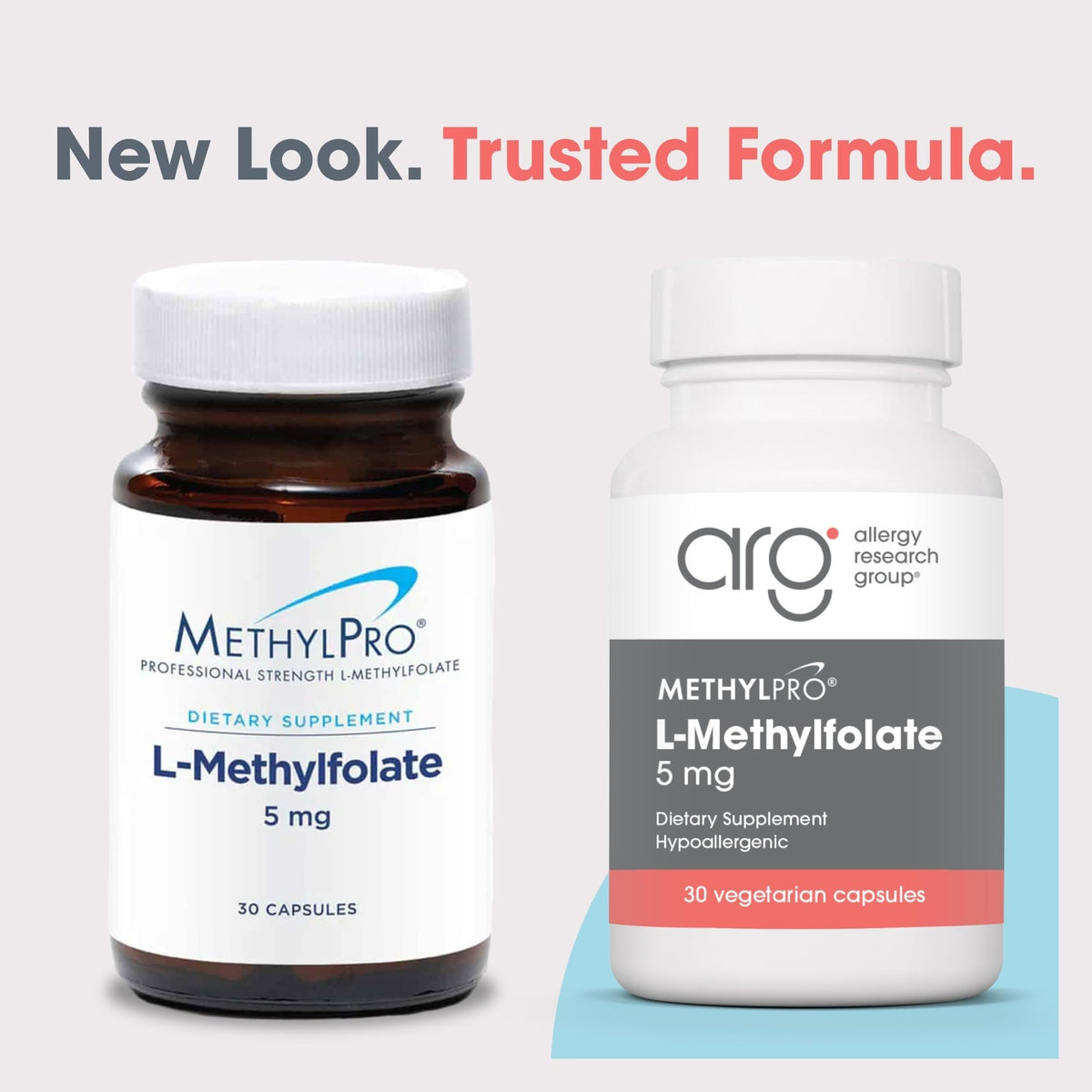 MethylPro L-Methylfolate 5 mg boîte arrière avec ingrédients