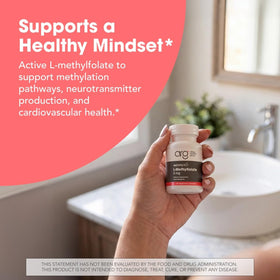 MethylPro L-Methylfolate 5 mg capsules bottle side view