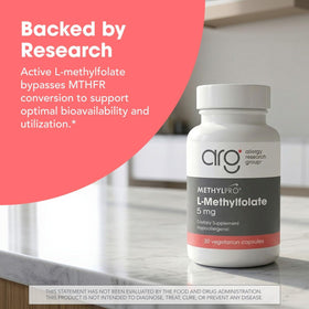 MethylPro L-Methylfolate 5 mg capsules with measuring spoon