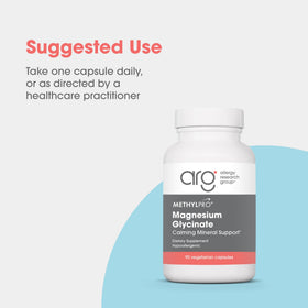 MethylPro Magnésium Glycinate 125mg capsule ouverte