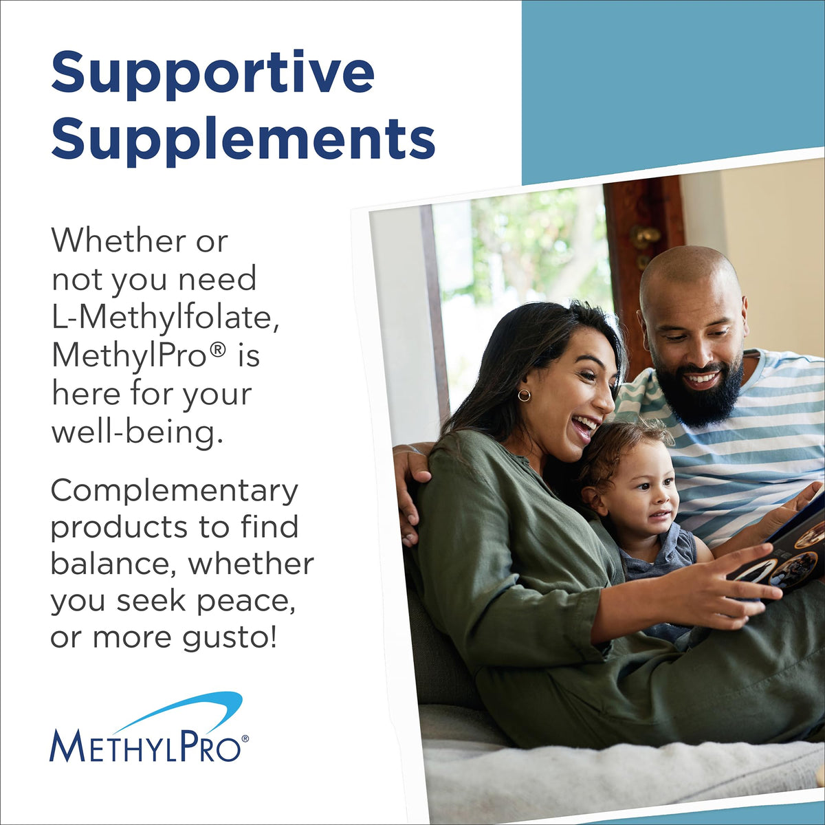 MethylPro Multivitamine L-Méthylfolate 15 mg en situation de vie