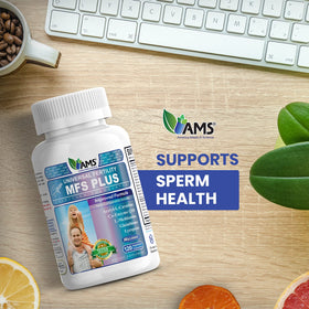 MFS Plus Fertilité Masculine 120 Capsules avec étiquette détaillée