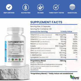 MFS Plus Fertilité Masculine 120 Capsules ouvertes pour montrer les capsules