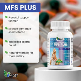 MFS Plus Fertilité Masculine 120 Capsules vue arrière