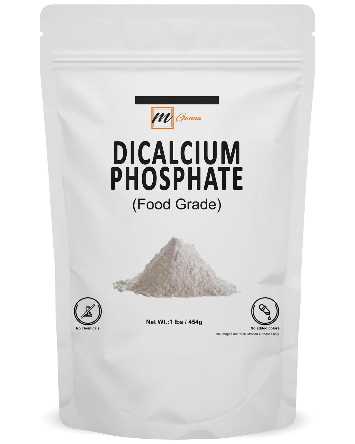 mGanna phosphate de calcium dibasique 454 g vue avant