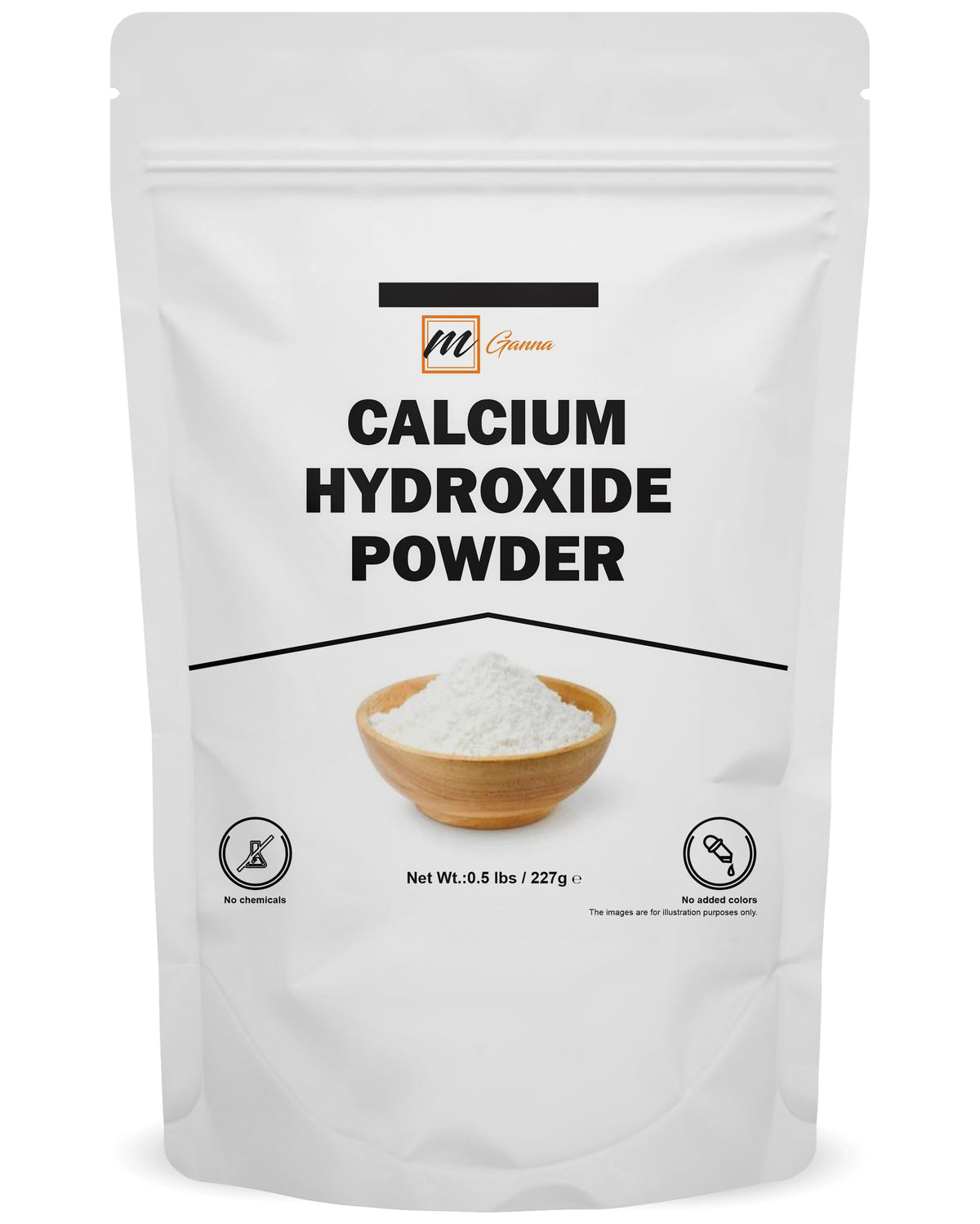 mGanna Poudre d'Hydroxyde de Calcium 240g - vue de face