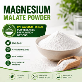 mGanna Poudre de Malate de Magnésium 100g emballage
