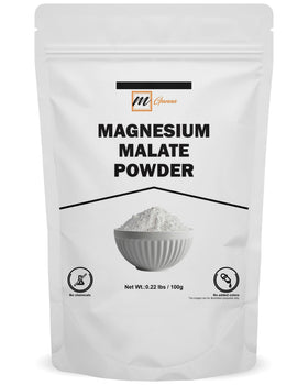 mGanna Poudre de Malate de Magnésium 100g vue de face