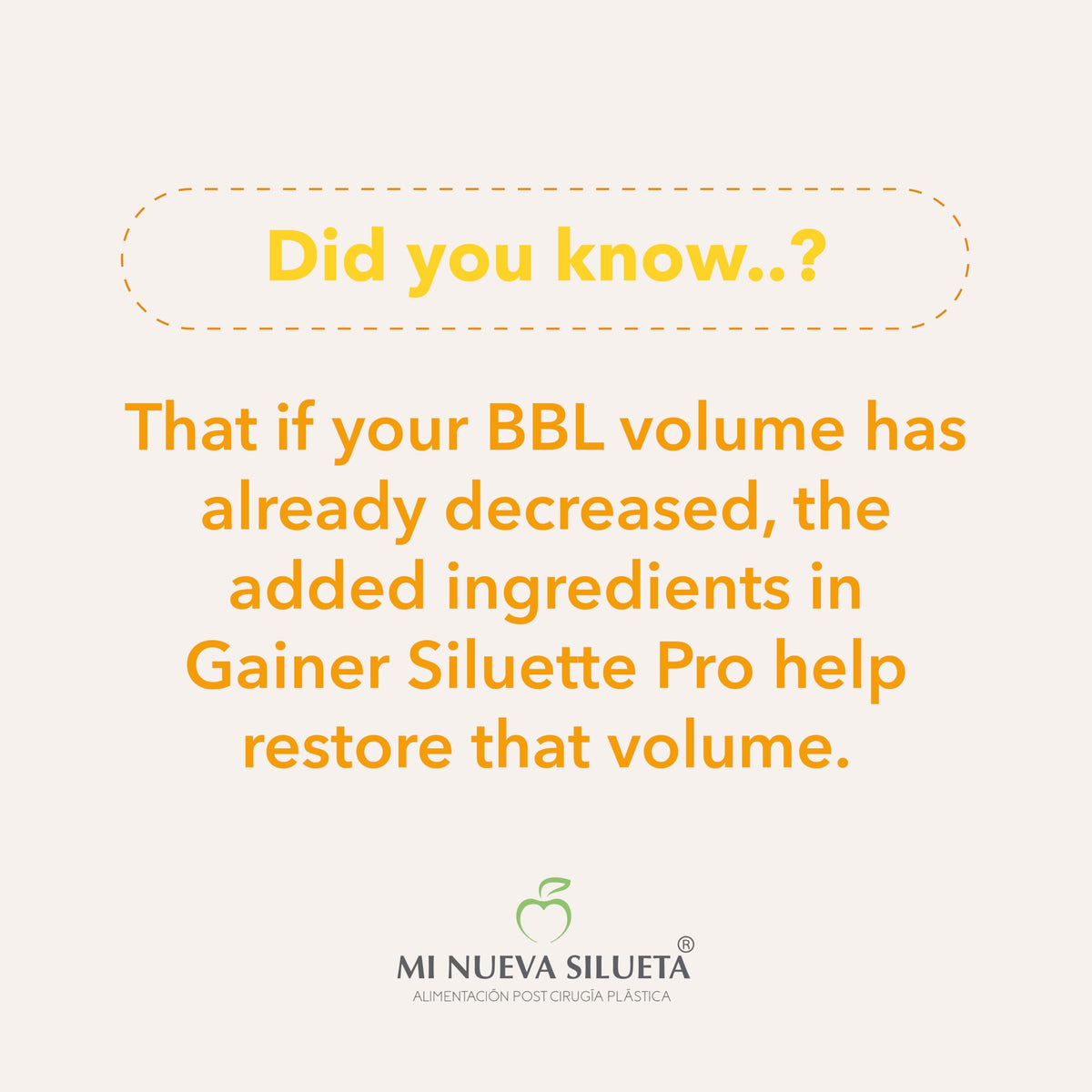 MI NUEVA SILUETA Gainer Siluette Pro 1020g fraise - contenu