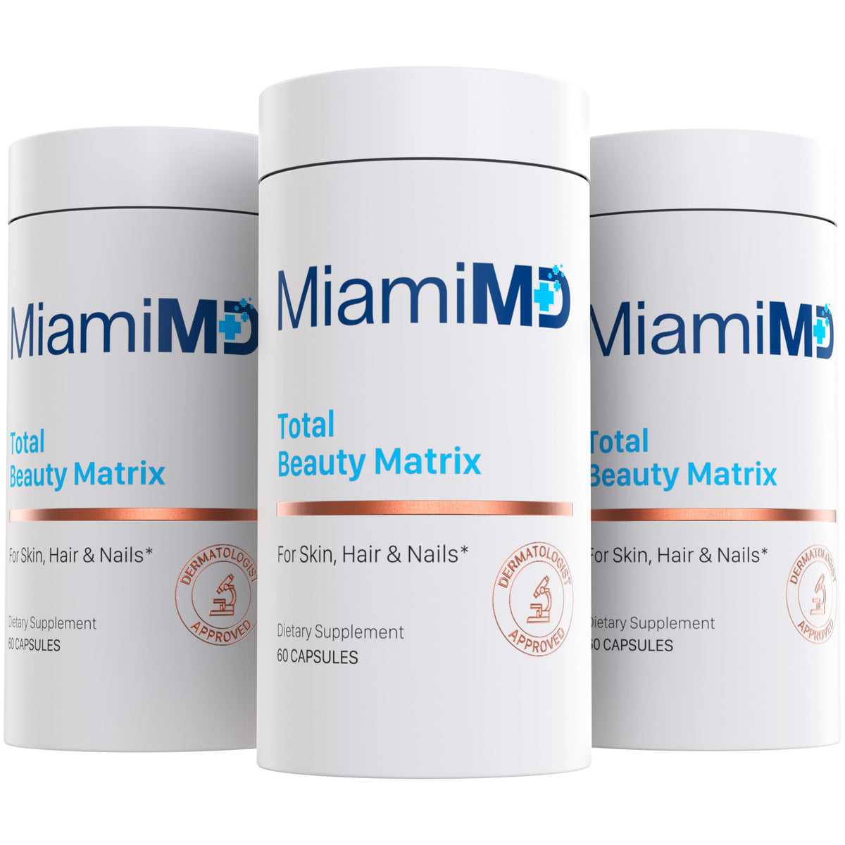 MiamiMD Compléments Alimentaires Collagène 60 Capsules vue de face