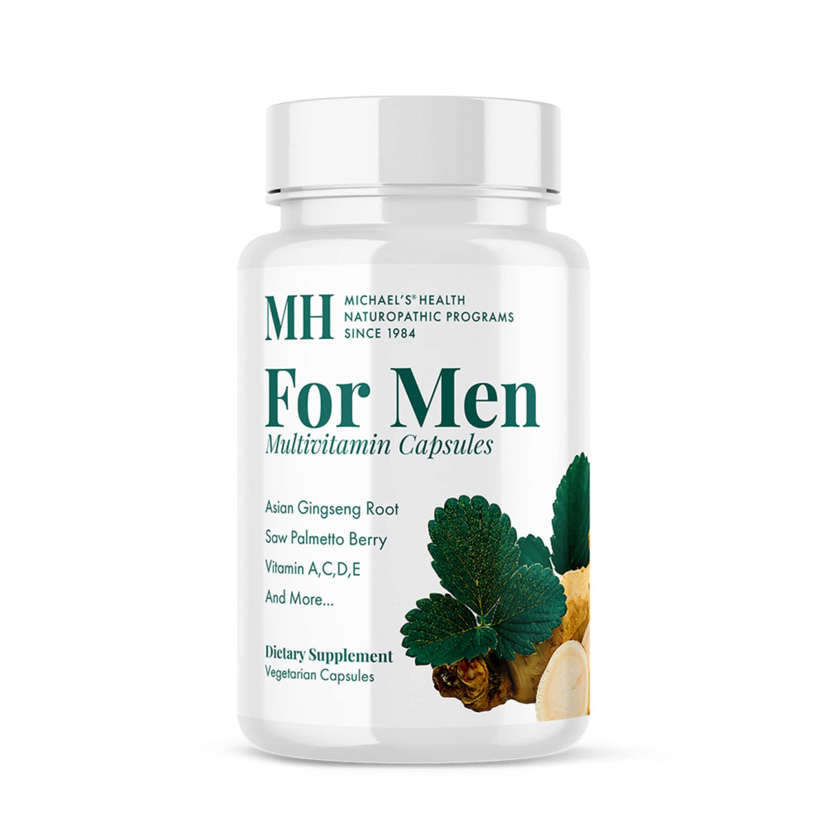 MICHAEL'S Programmes Naturopathiques Pour Hommes 90 gélules végétariennes vue de face