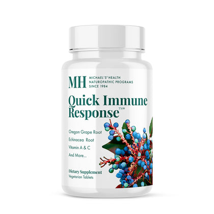 MICHAEL'S Quick daily wellness Response 60 comprimés végétariens, vue de face