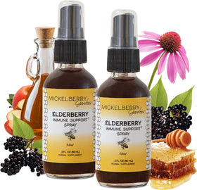 Mickelberry Gardens Sirop de Sureau 2oz bouteille vue de face