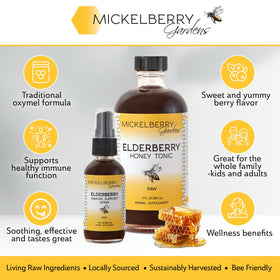 Mickelberry Gardens Sirop de Sureau 2oz vue de côté