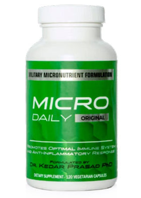 Micro Daily complément alimentaire 120 capsules en bouteille vue de face