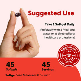 Micro Ingredients Astaxanthin 12mg softgels with MCT oil packaging