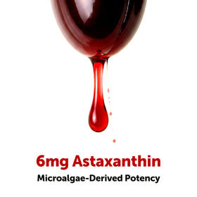 Micro Ingredients Astaxanthin 6mg gélules en cours d'utilisation