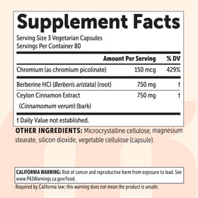 Micro Ingredients Berberine HCl avec Cannelle de Ceylan sur une table