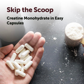 Micro Ingredients créatine monohydrate 500 capsules avec étiquette