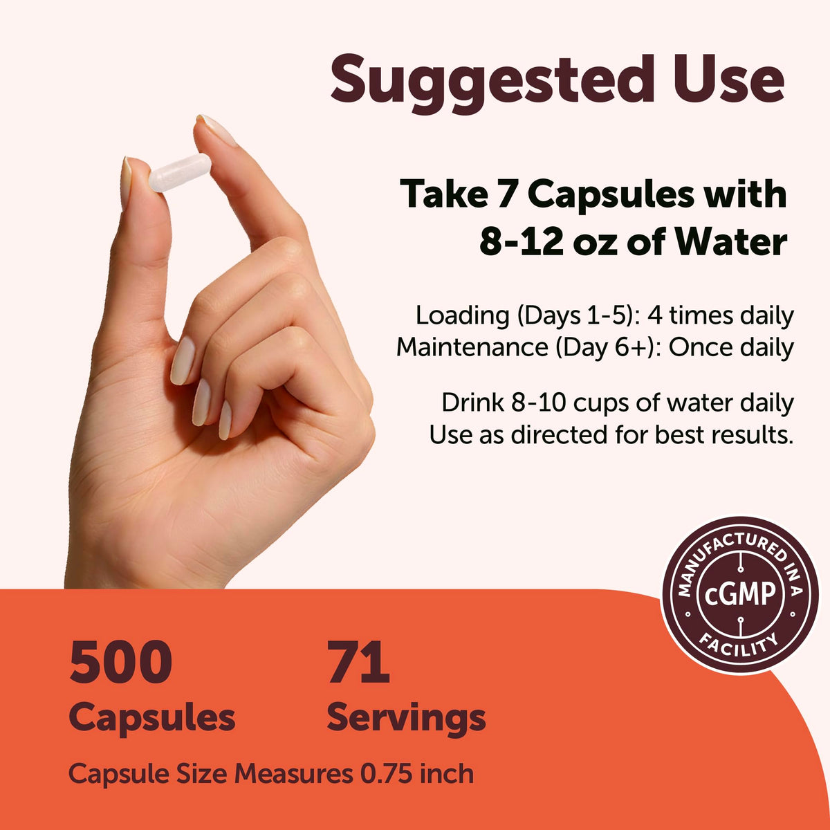 Micro Ingredients créatine monohydrate 5000mg capsules ouvertes