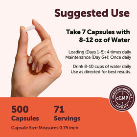 Micro Ingredients créatine monohydrate 5000mg capsules ouvertes