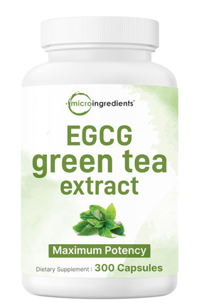 Micro Ingredients Extrait de Thé Vert 300 Capsules vue de face