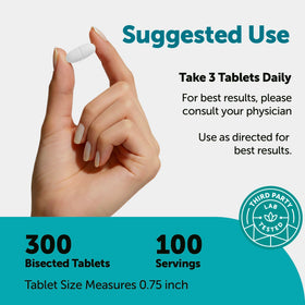Micro Ingredients Glucosamine Chondroïtine tablettes sur une surface de bois