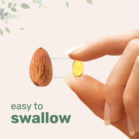 Micro Ingredients huile d'algue Omega 3, gélules dans un verre d'eau