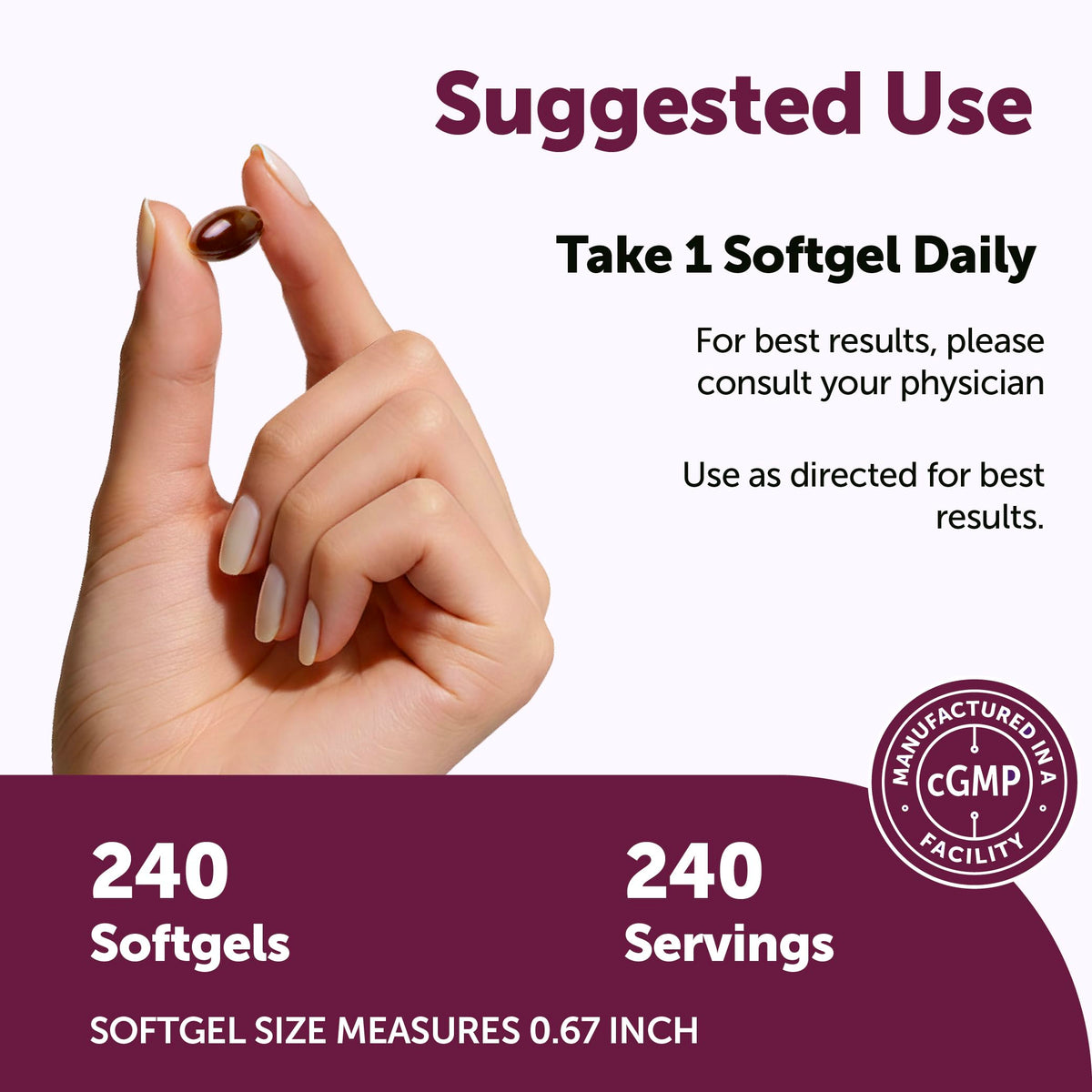 Micro Ingredients L-Méthylfolate 240 gélules molles sur une surface