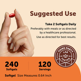 Micro Ingredients Luthéine 40mg gélules à côté d'un verre d'eau