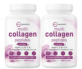 Micro Ingredients Multi-Collagène 480 capsules vue de face