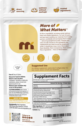 Micro Ingredients Nattokinase gélules avec ingrédients