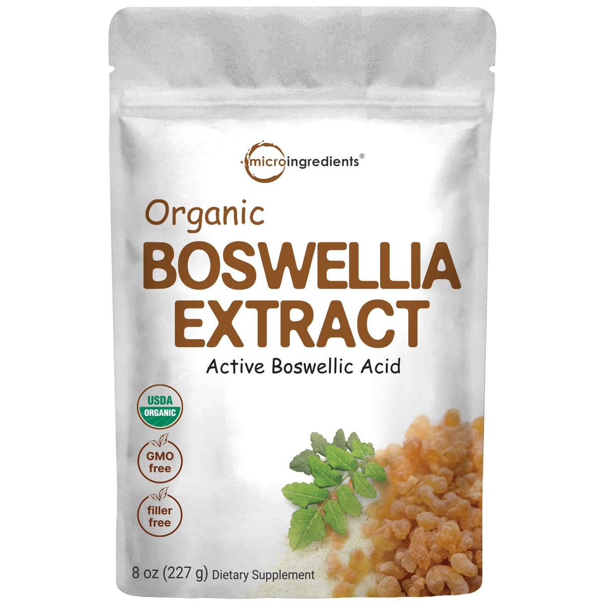 Micro Ingredients Poudre d'Extrait de Boswellia Serrata 240g vue avant